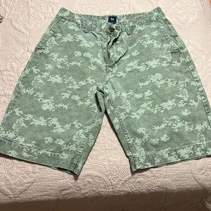 Camouflage shorts for men.